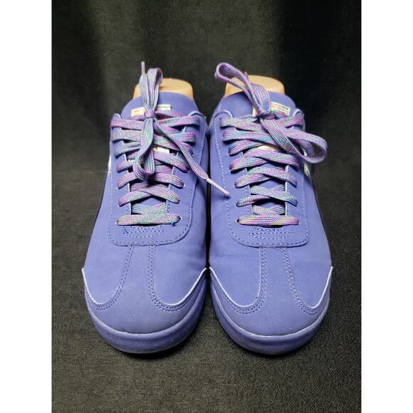 Puma Sport Lifestyle Roma Purple Low Top Kids Shoes Sneakers Size 6 - Picture 2 of 10